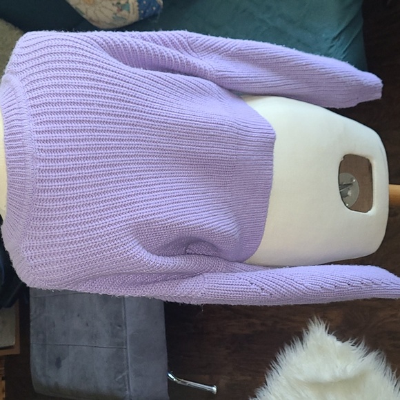 Lilac sweater /size M / confortable - Picture 6 of 8